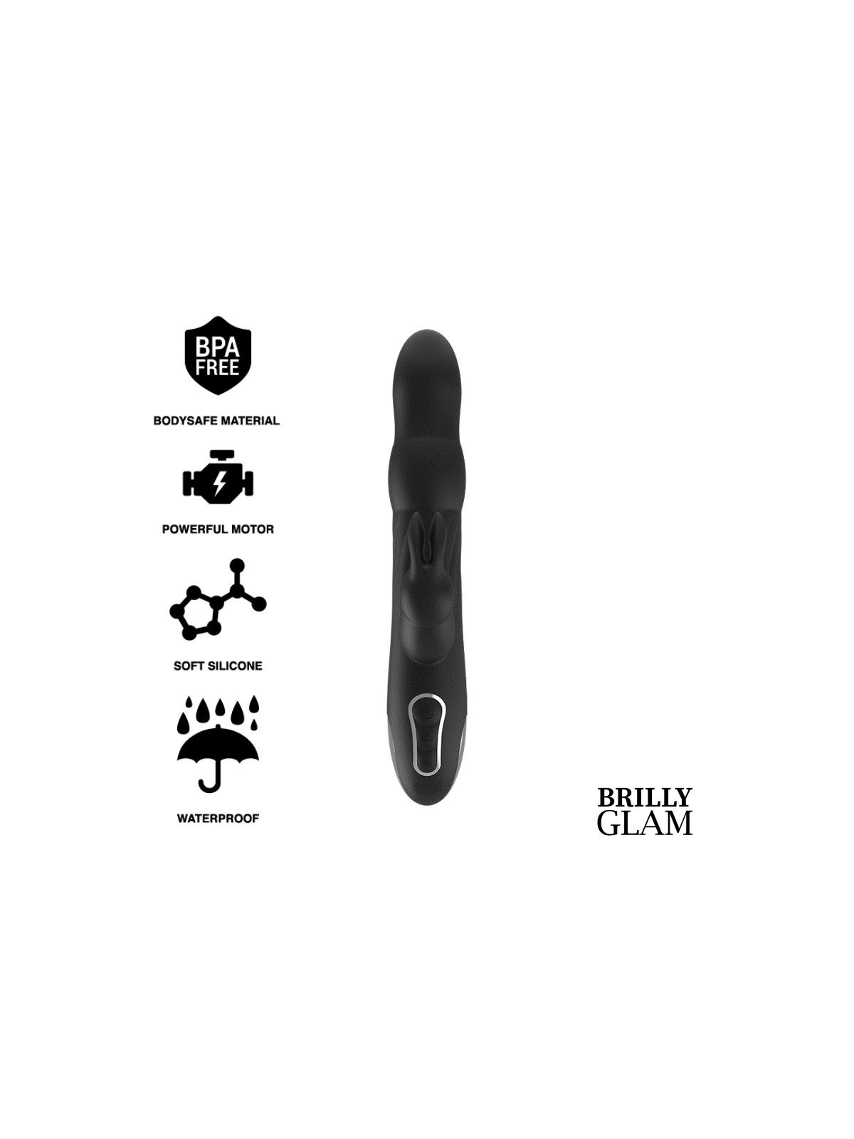 Moebius Rabbit Vibrator & Rotator Kompatibel mit Watchme Wireless Technology von Brilly Glam