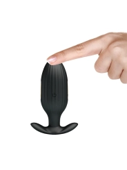 Kelly Plug Anal Wiederaufladbarer Vibrator Schwarz von Pretty Love Bottom