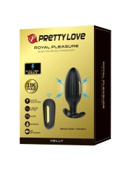 Kelly Plug Anal Wiederaufladbarer Vibrator Schwarz von Pretty Love Bottom