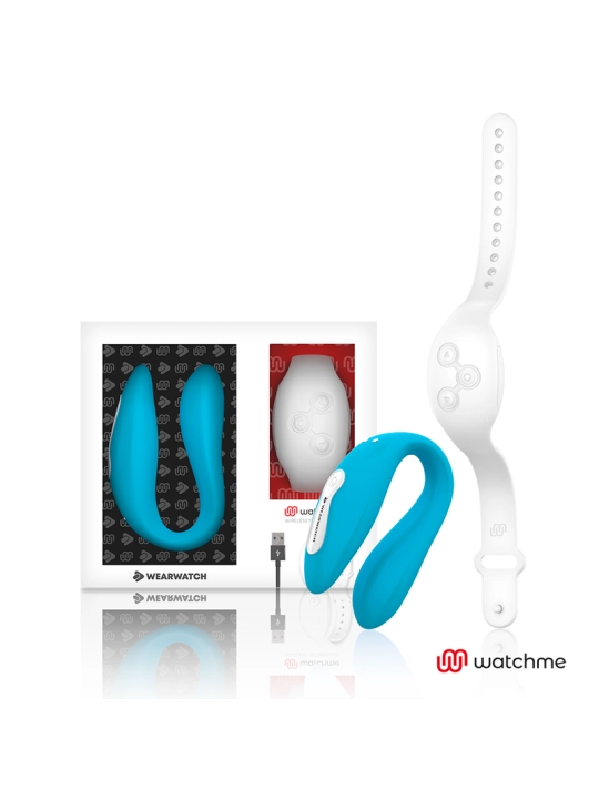 Watchme Dual Technology Vibrator Indigo/Snow von Wearwatch