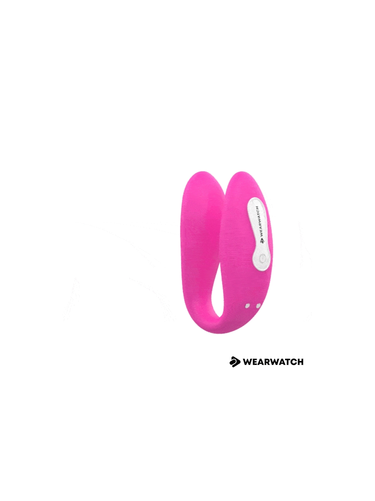 Watchme Dual Technology Vibrator Fuchsia / Snow von Wearwatch