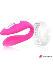 Watchme Dual Technology Vibrator Fuchsia / Snow von Wearwatch