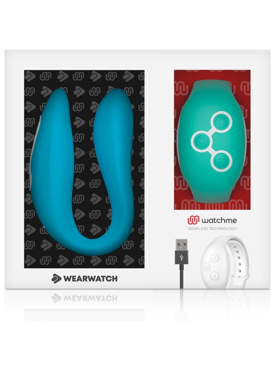 Dual-Technologie-Watchme-Vibrator Indigo/Meerwasser von Wearwatch