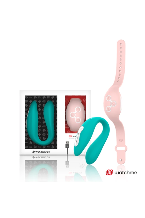 Watchme Dual Technology Vibrator Meerwasser / Rosa von Wearwatch