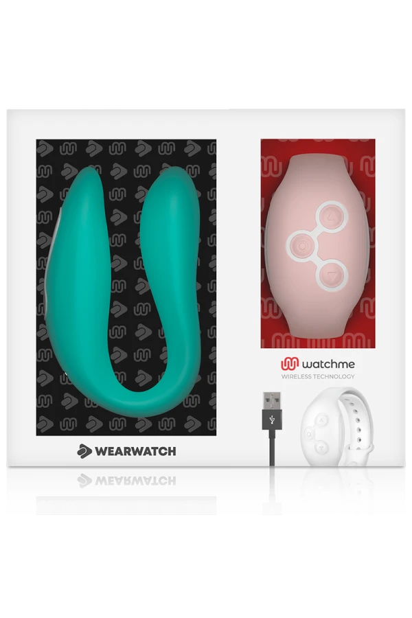 Watchme Dual Technology Vibrator Meerwasser / Rosa von Wearwatch