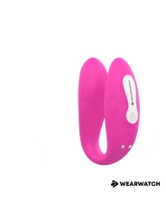 Watchme Dual Technology Vibrator Fuchsia/Azabache von Wearwatch