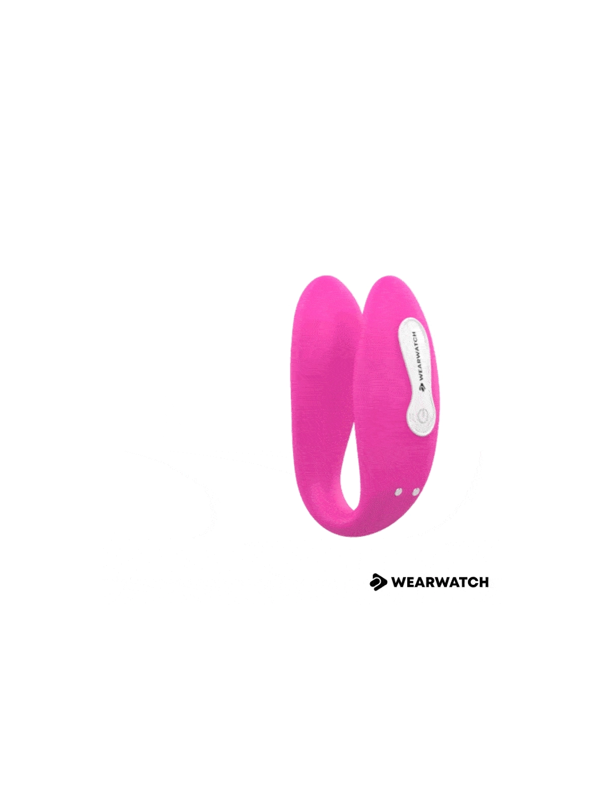 Watchme Dual Technology Vibrator Fuchsia/Azabache von Wearwatch