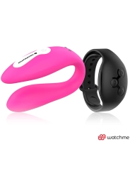 Watchme Dual Technology Vibrator Fuchsia/Azabache von Wearwatch