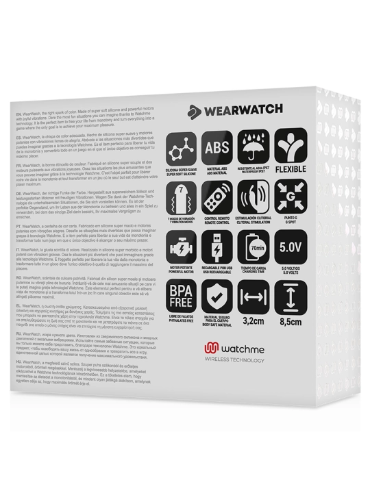 Dual-Technologie Watchme Vibrator Meerwasser / Schnee von Wearwatch