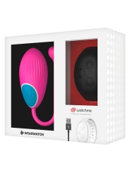 Watchme-Technologie Fernbedienbares Egg Fuchsia / Jet von Wearwatch