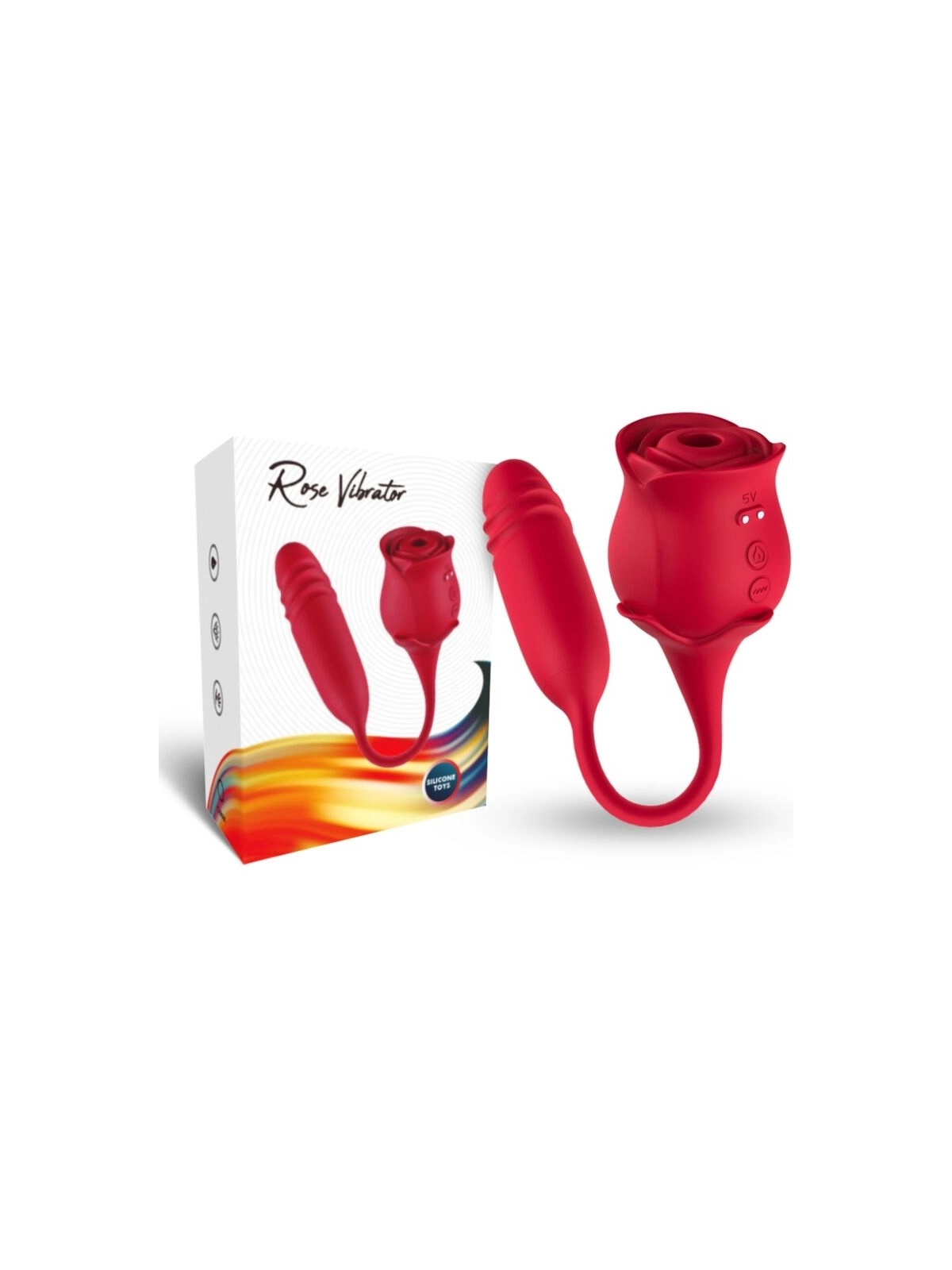 Roseknigth Leckt Vibrierenden Clit und Vibrator Rot von Armony Stimulators