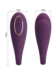 August Remote Global Doppelt Vergnügen Vibrator von Pretty Love C-Type