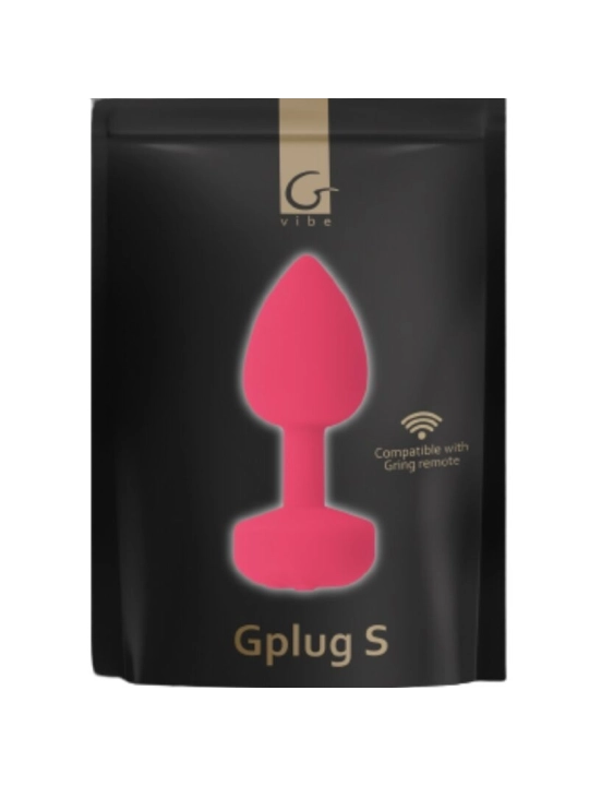 Funtoys Gplug Anal Wiederaufladbarer Vibrator Gross Neon Pink 3,9 cm von G-Vibe