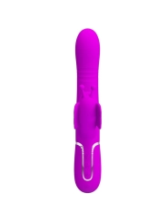 Multifunktions-Kaninchenvibrator 4 in 1 Schmetterling Fuchsia von Pretty Love Flirtation