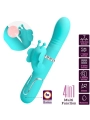 Multifunktions-Kaninchenvibrator 4 in 1 Schmetterling Aquagrün von Pretty Love Flirtation