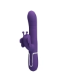 Multifunktions-Kaninchenvibrator 4 in 1 Schmetterling Lila von Pretty Love Flirtation