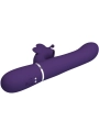 Multifunktions-Kaninchenvibrator 4 in 1 Schmetterling Lila von Pretty Love Flirtation