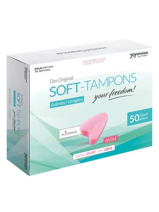 Original Weiche Tampons Mini X 50 Stück von Joydivision Soft-Tampons