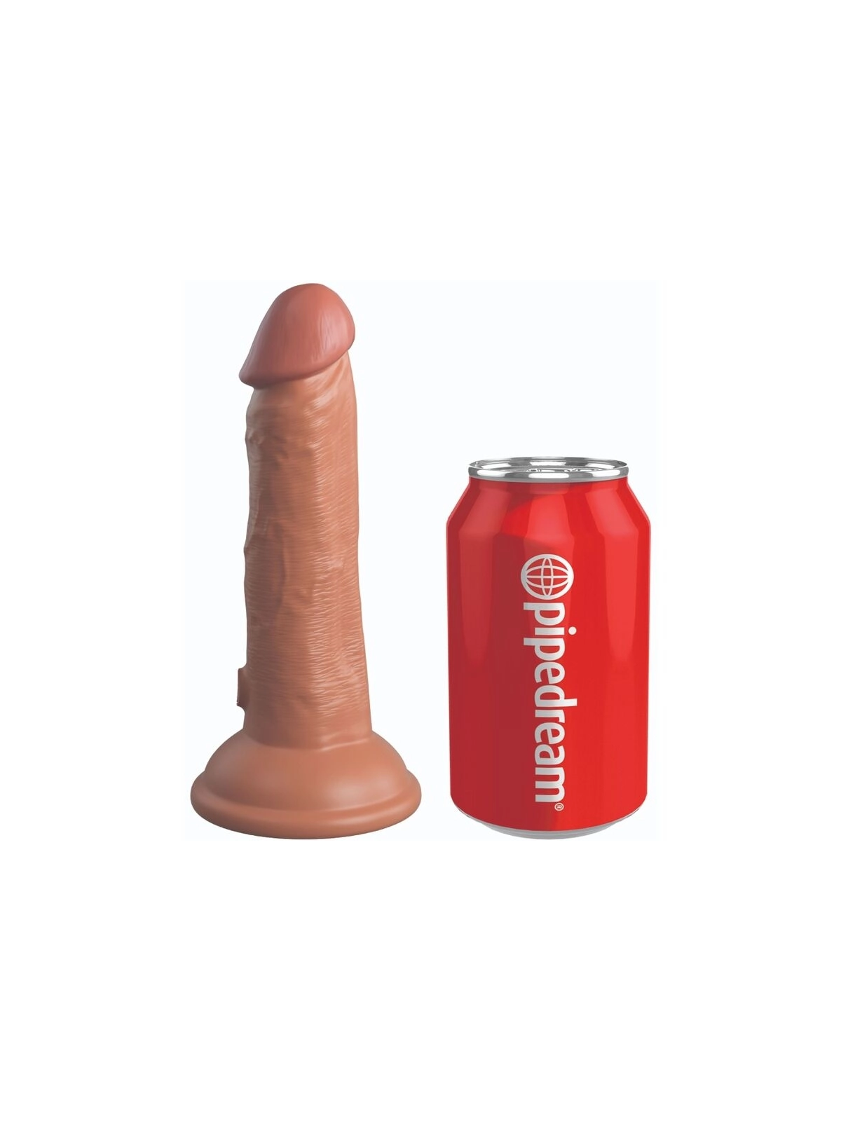 Elite Realistischer Silikondildo 15.2 cm Karamell von King Cock