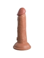 Elite Realistischer Silikondildo 15.2 cm Karamell von King Cock