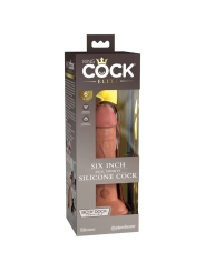 Elite Realistischer Silikondildo 15.2 cm Karamell von King Cock