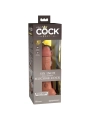 Elite Realistischer Silikondildo 15.2 cm Karamell von King Cock