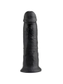 10 Dildo Schwarz 25 cm von King Cock