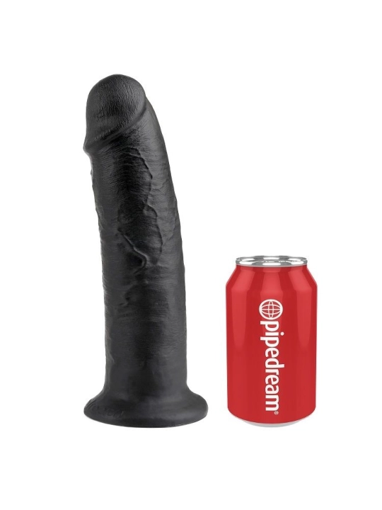 10 Dildo Schwarz 25 cm von King Cock