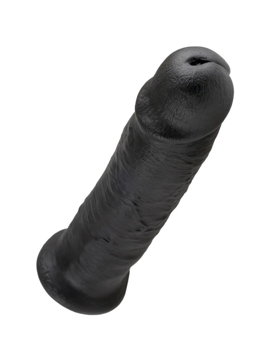 10 Dildo Schwarz 25 cm von King Cock