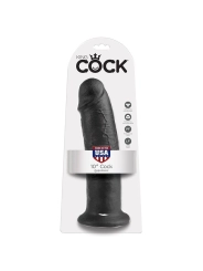 10 Dildo Schwarz 25 cm von King Cock