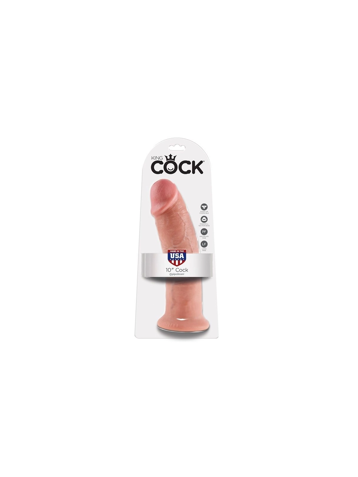 10 Dildo Fleisch 25.4 cm von King Cock