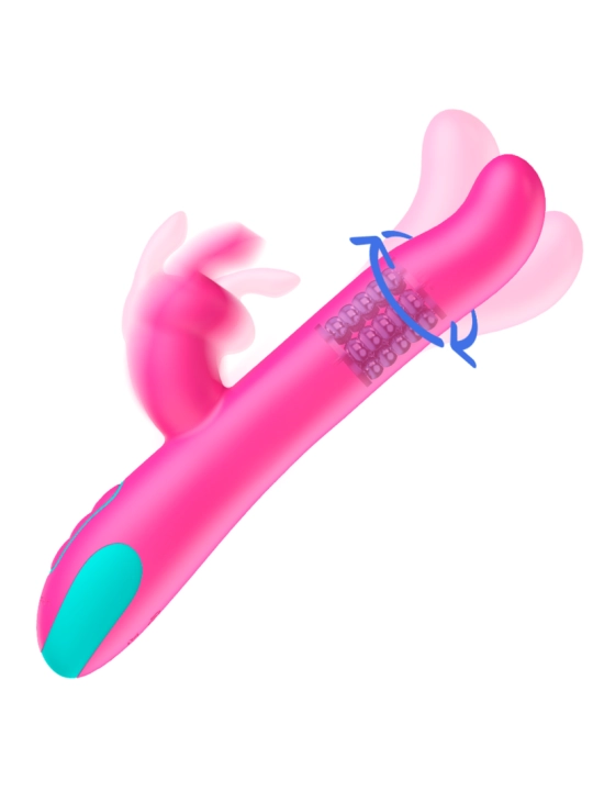 Pluto Rabbit Vibrator & Rotator Watchme Wireless Technologie Kompatibel von Happy Loky