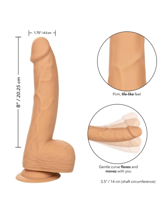 Silikon-Nieten 20.32 cm Beige von Calexotics