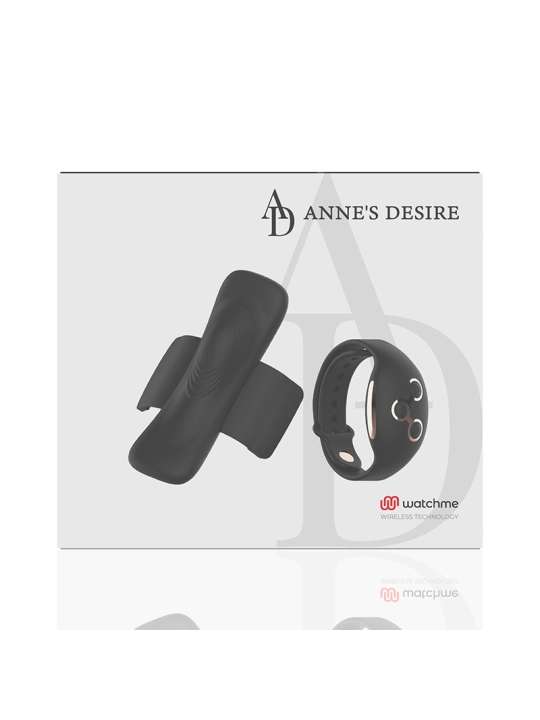 Panty Pleasure Tecnolog A Watchme Schwarz/Gold von Anne´S Desire