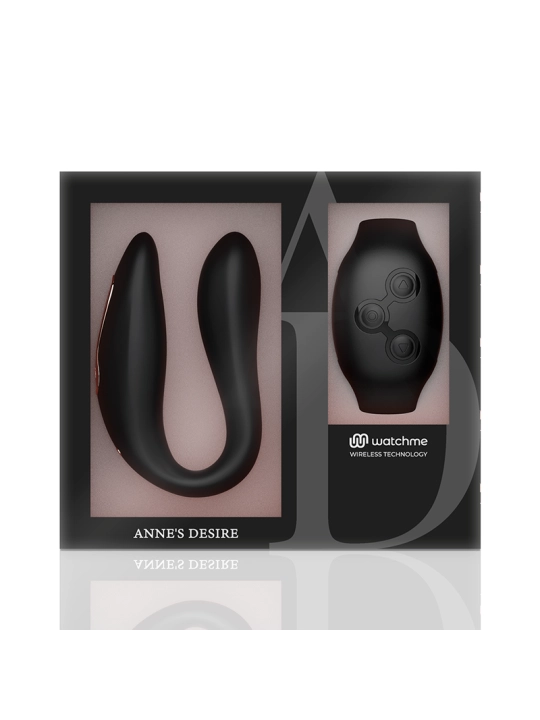 Dual Pleasure Tecnolog A Watchme Black von Anne´S Desire