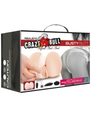 Realistische Vagina und Anus mit Vibrationsposition 6 von Crazy Bull