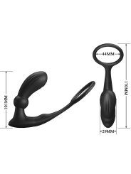 Warren Black Analring & Vibrator von Pretty Love Bottom