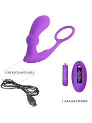 Warren Violet Analring & Vibrator von Pretty Love Bottom