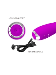 Molly Vibrator mit Wiederaufladbarer Rotation von Pretty Love