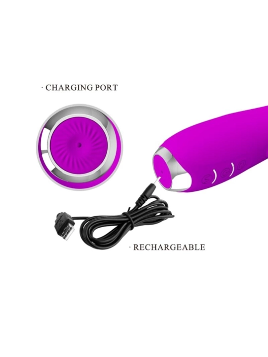 Molly Vibrator mit Wiederaufladbarer Rotation von Pretty Love