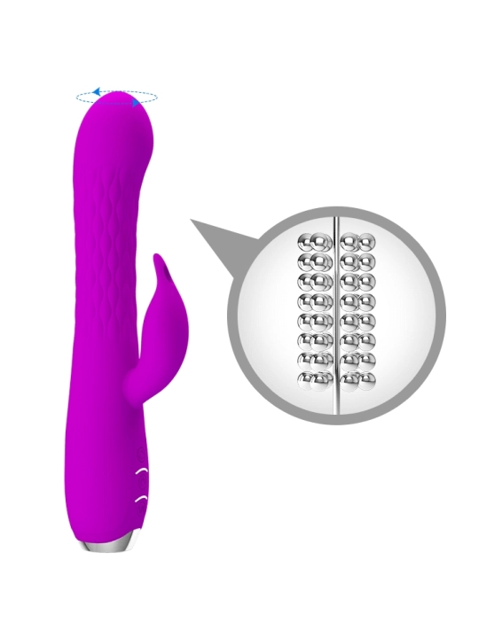 Molly Vibrator mit Wiederaufladbarer Rotation von Pretty Love