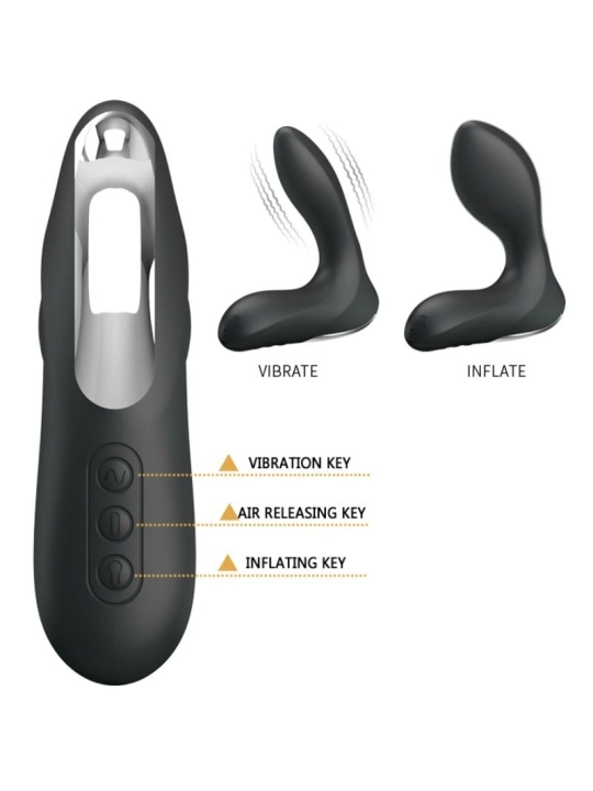 Leonard Aufblasbares Prostatikmassager mit Vibration von Pretty Love