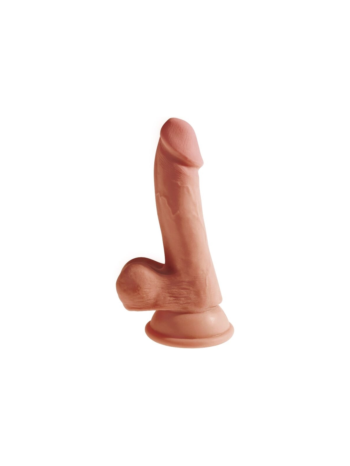 Plus 3d Dildo mit Eier 17 cm von King Cock Plus