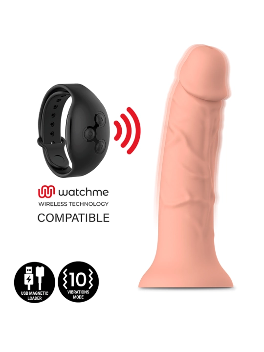 Asher Original Dildo M - Vibrator Kompatibel mit Watchme Wireless Technology von Mythology Fantasy Dildo