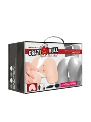 Realistische Vagina und Anus mit Vibrationsposition 5 von Crazy Bull