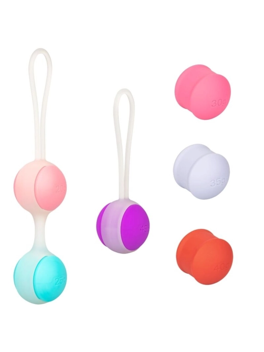 She-Ology Set Bolas Kegel Intercambiables von Calexotics