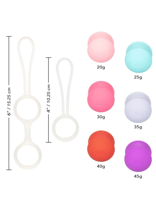 She-Ology Set Bolas Kegel Intercambiables von Calexotics