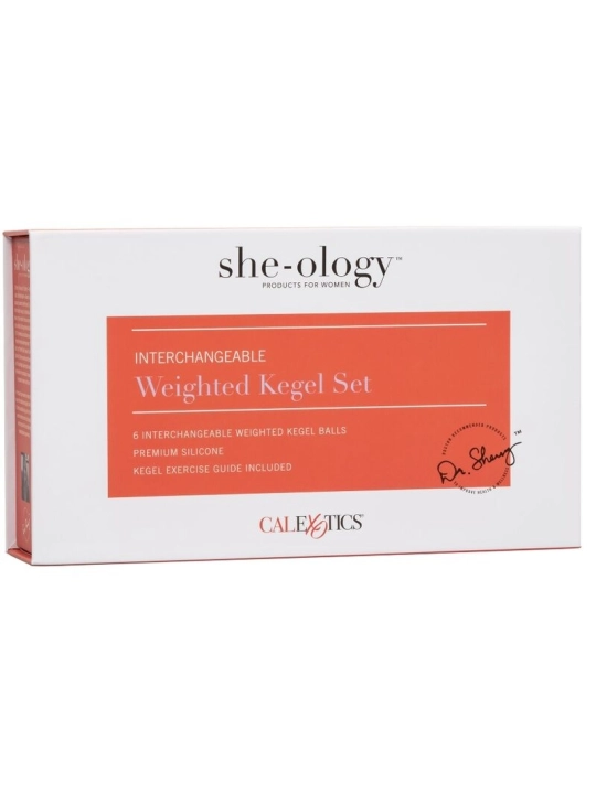 She-Ology Set Bolas Kegel Intercambiables von Calexotics