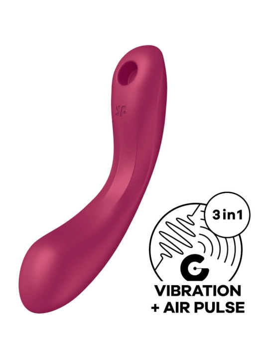 Curve Trinity 1 Air Pulse Vibration Red von Satisfyer Air Pulse