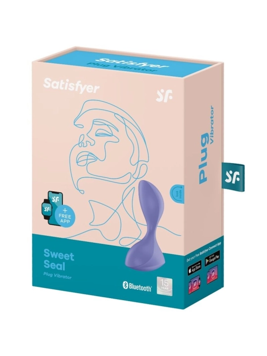 Sweet Seal Vibrierstecker App Violett von Satisfyer Connect